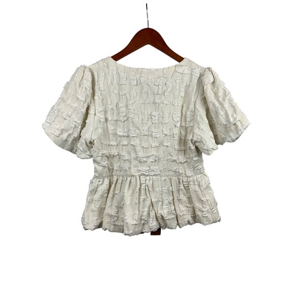 Idem Ditto Textured Romantic Bow Tie Blouse Los Angeles Design - Picture 2 of 6